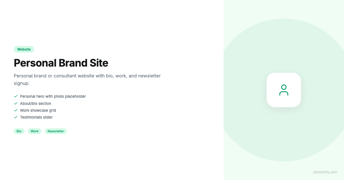 Personal Brand Site